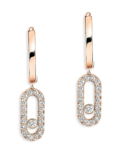 Messika Diamond Move Uno Hoop Earrings