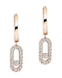 Messika Diamond Move Uno Hoop Earrings