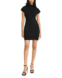 Donna Morgan High Neck Mini Dress