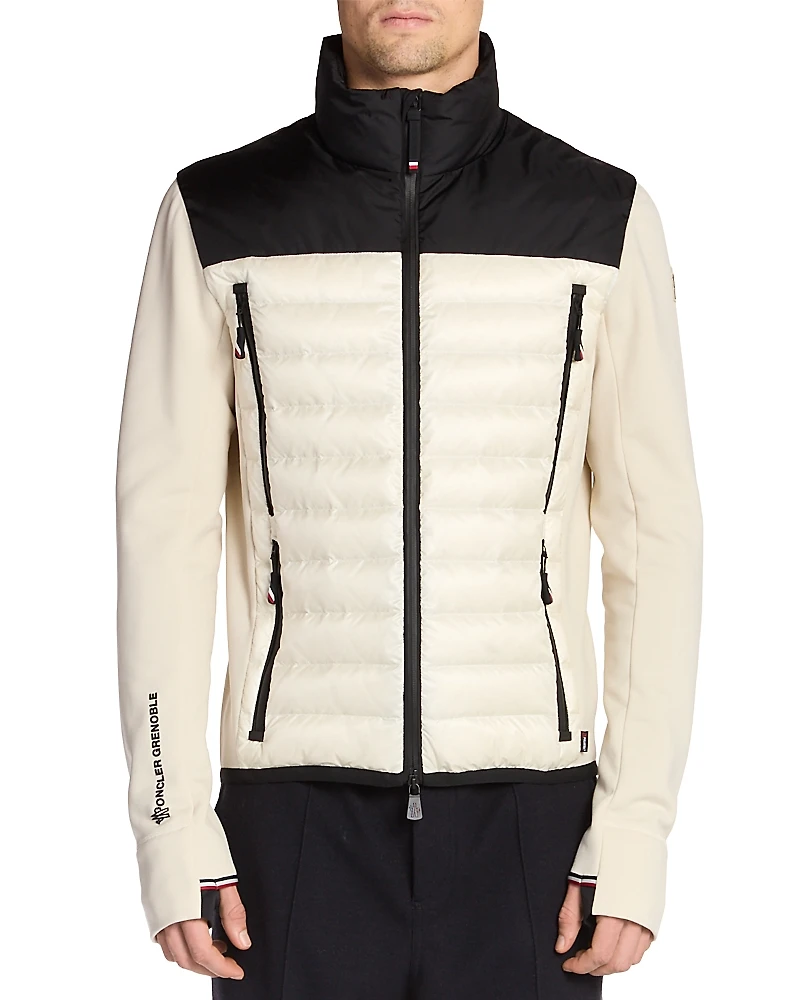 Moncler Quilted Down Cardigan