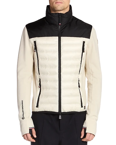 Moncler Quilted Down Cardigan