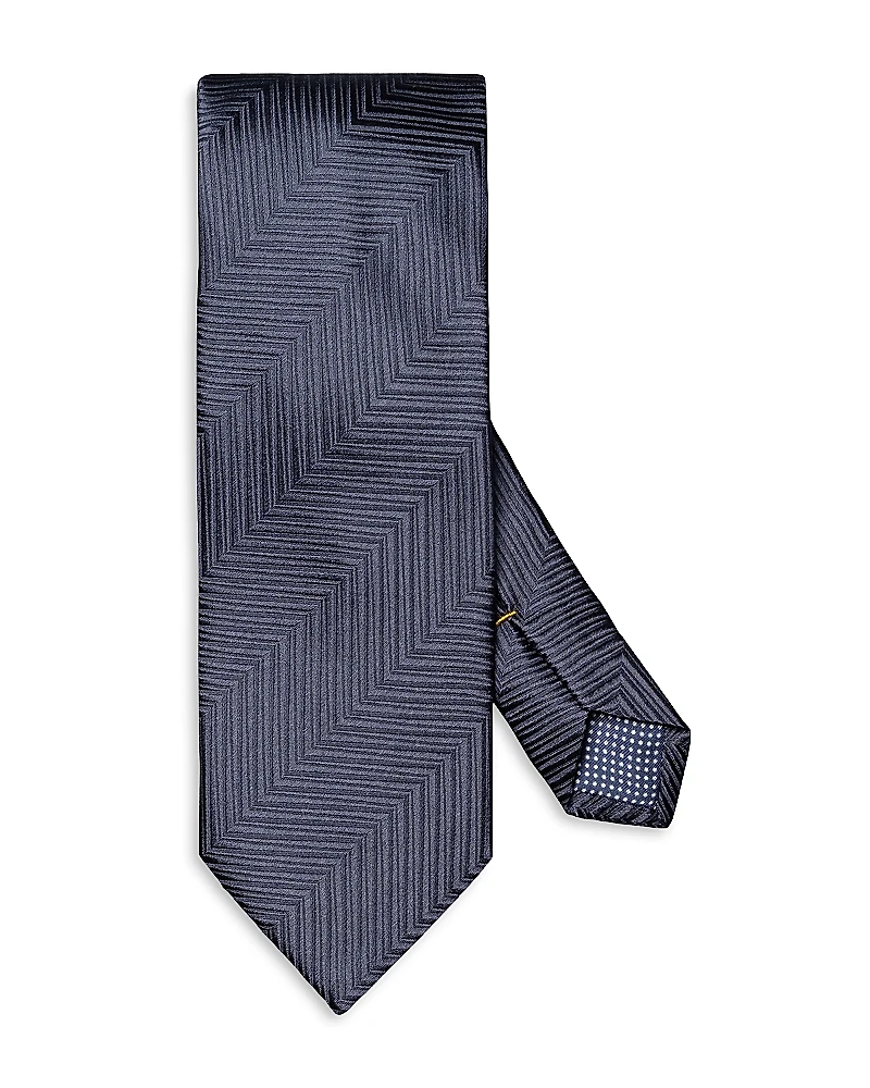 Eton Herringbone Silk Tie