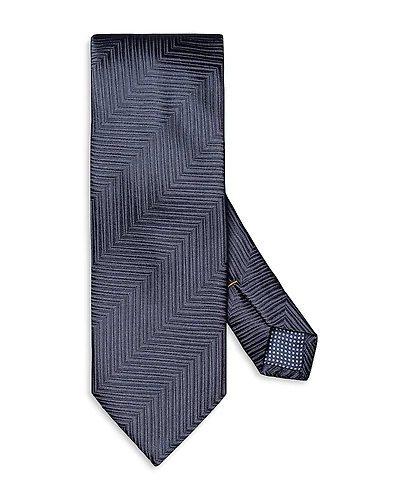 Eton Herringbone Silk Tie
