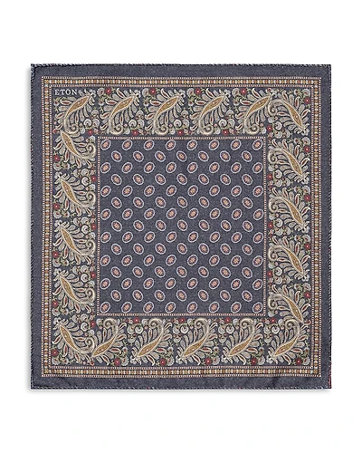 Eton Two Face Wool Pocket Square