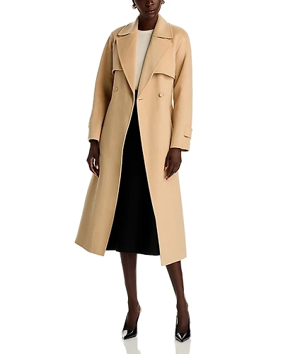 Elie Tahari The Ren Wool Trench Coat