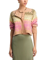 Cinq a Sept Millie Fair Isle Sweater