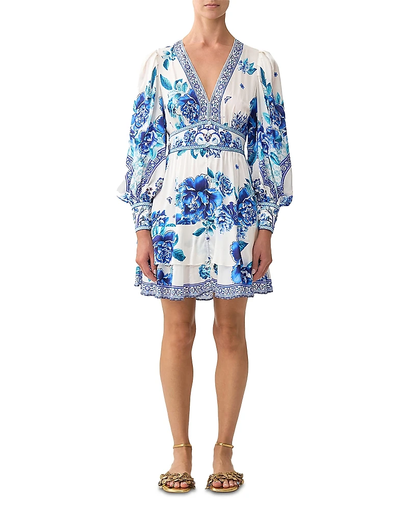 Camilla Silk Frill Dress