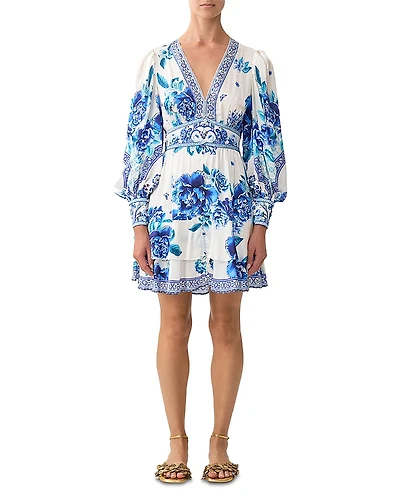 Camilla Silk Frill Dress