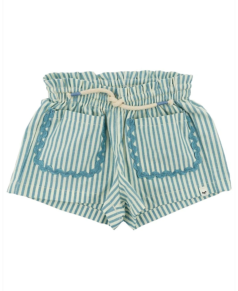 oh baby! Girls' Cabana RicRac Libby Pocket Short - Baby