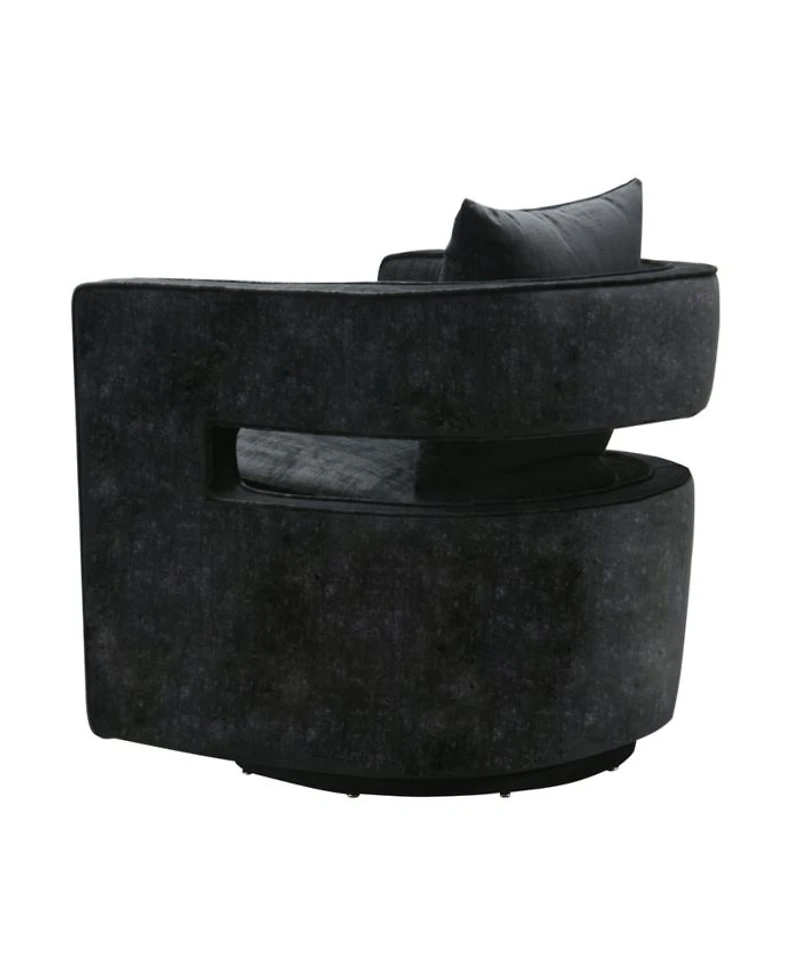 Kennedy Velvet Swivel Chair