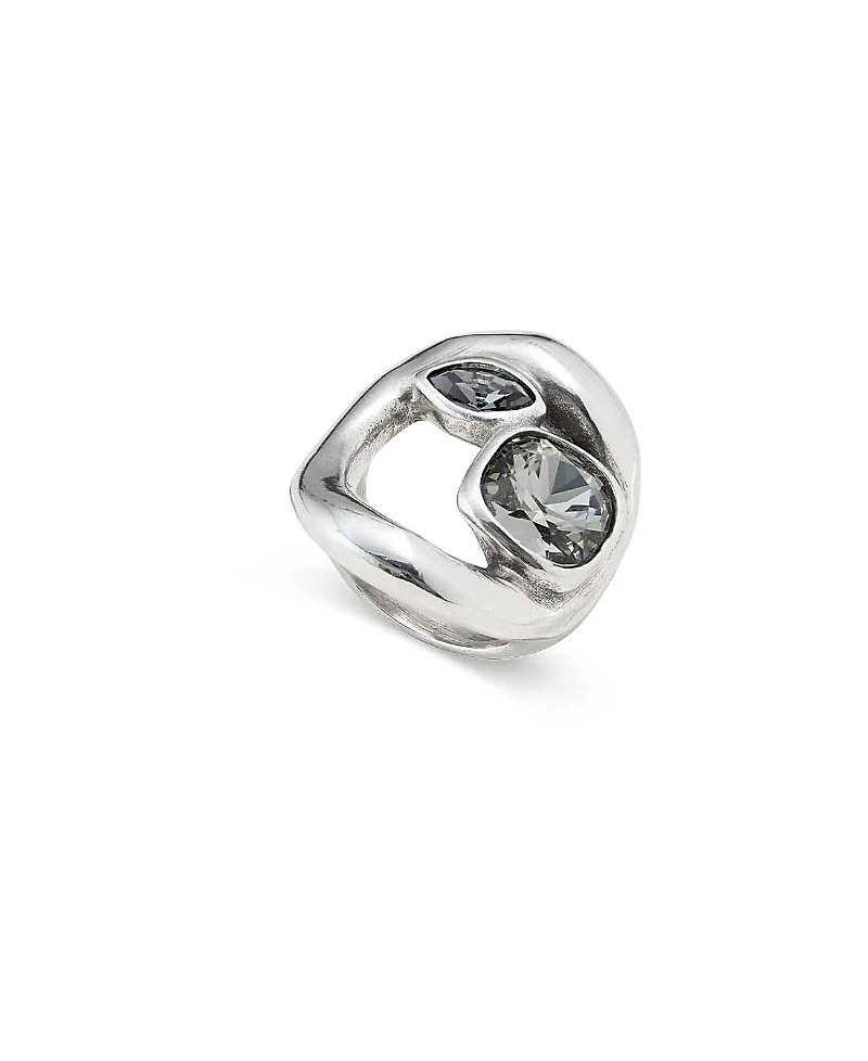 UNOde50 Crystal Triple-Set Ring