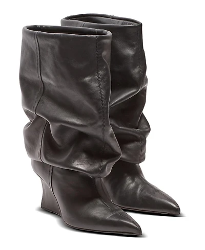 Balmain Women's Wedge Ankle Boots
