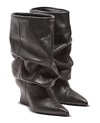 Balmain Women's Wedge Ankle Boots