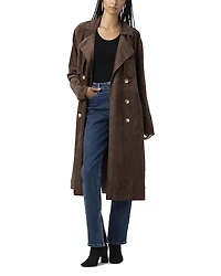 Blanknyc Faux Suede Trench Coat