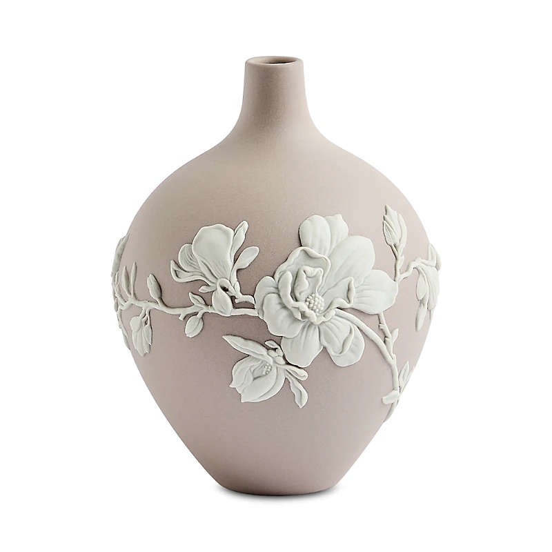 Wedgwood Magnolia Blossom Bud Vase - Mink