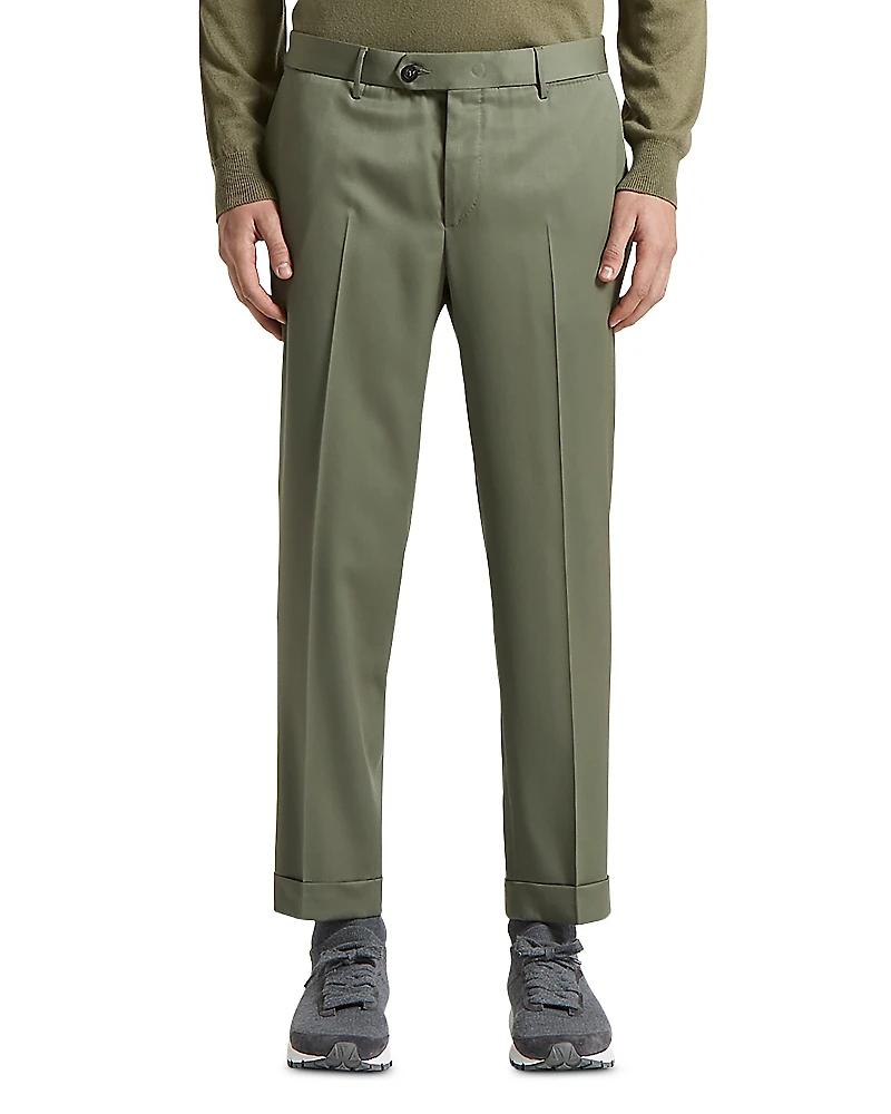 Peserico Curtain Style Wool Trousers