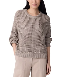 Eileen Fisher Cotton Crewneck Sweater