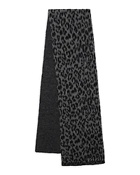 Anine Bing Hannah Leopard Print Scarf
