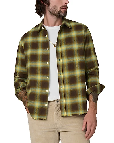 Joe's Jeans Keanu Ripped Plaid Shirt