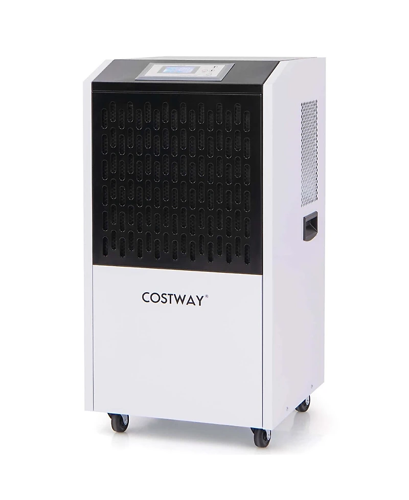 Costway 250 Pints Commercial Dehumidifier Industrial Heavy Duty Dehumidifier with Drain Hose