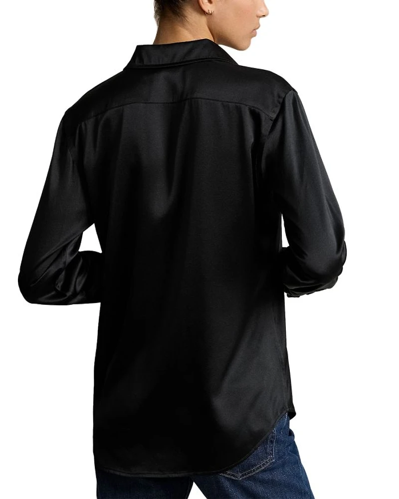 Silk Long Sleeve Shirt