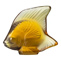 Lalique Fish Sculpture, Canyon Crystal