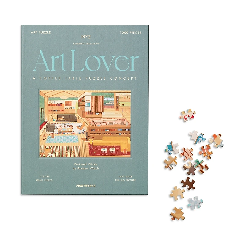 Printworks Art Lover Book Puzzle, Part and Whole