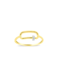 Meira T 14K Yellow Gold Diamond Accent Openwork Ring
