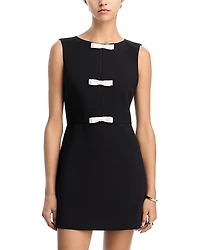French Connection Azra Bow Mini Dress