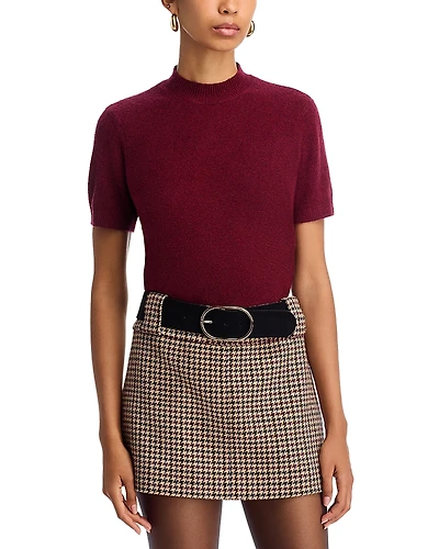 French Connection Vhari Knit Mock Neck Top