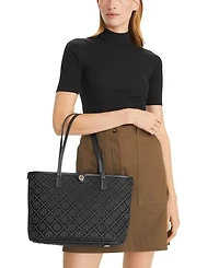 Small T Monogram Zip Tote