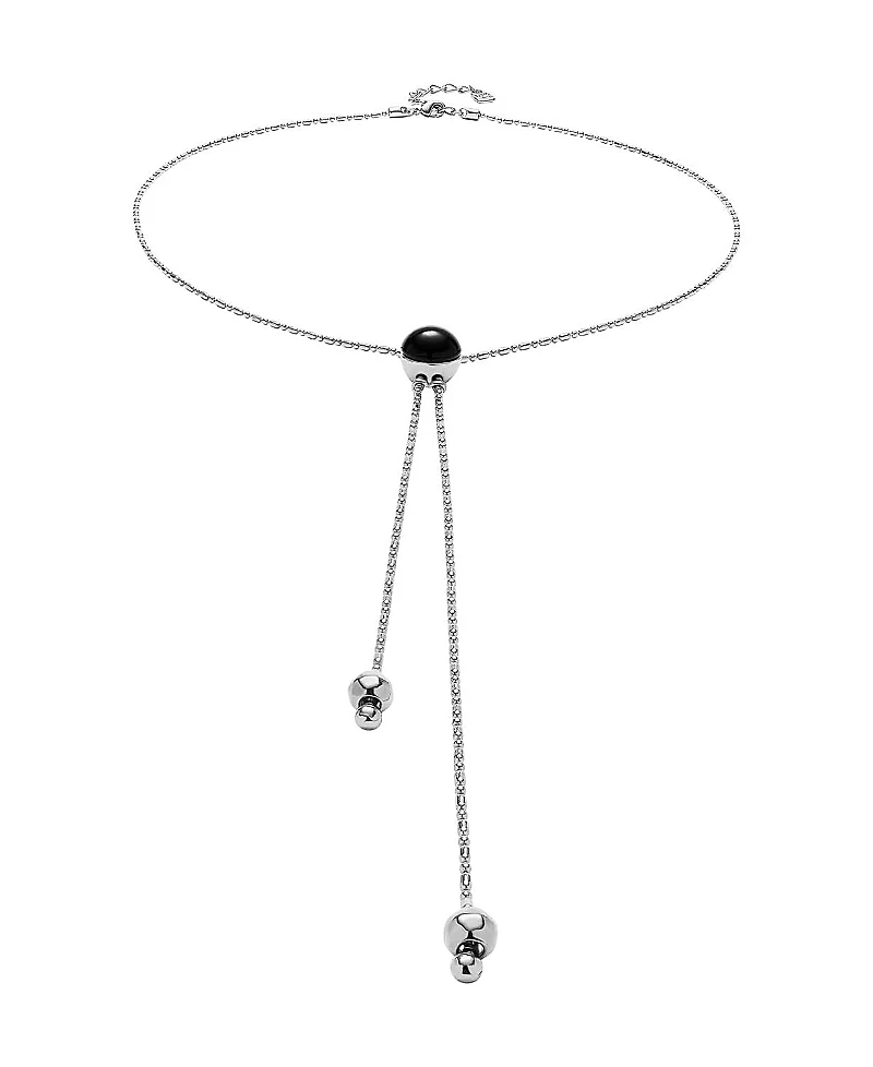 UNOde50 Black Murano Slider Pendant