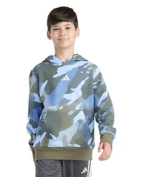 Adidas Boys' Printed Fleece Halftone Camo Hoodie - Big Kid