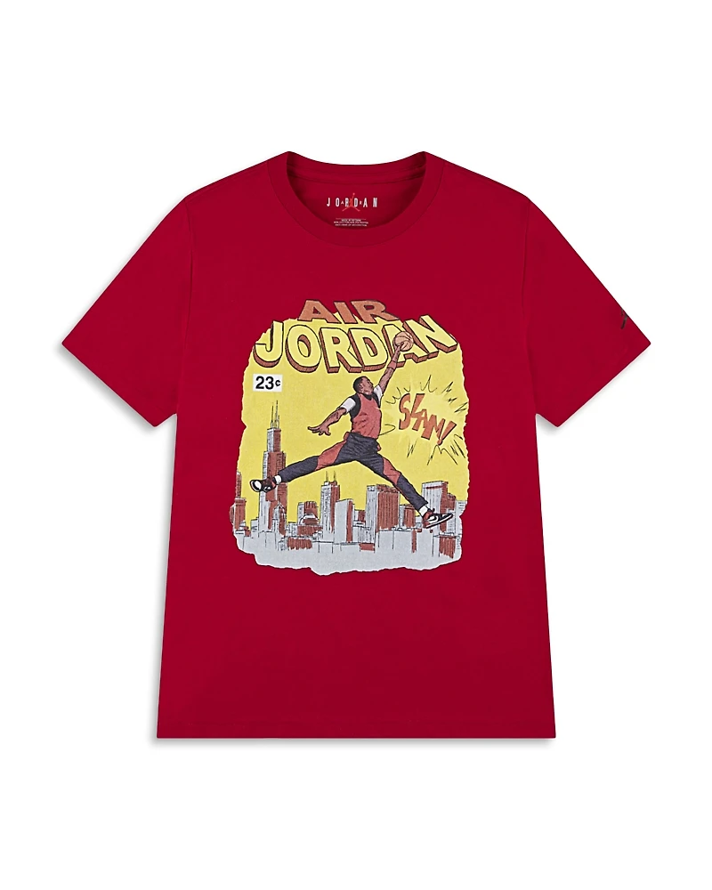 Jordan Boys' Comic Slam Short Sleeved Tee - Big Kid