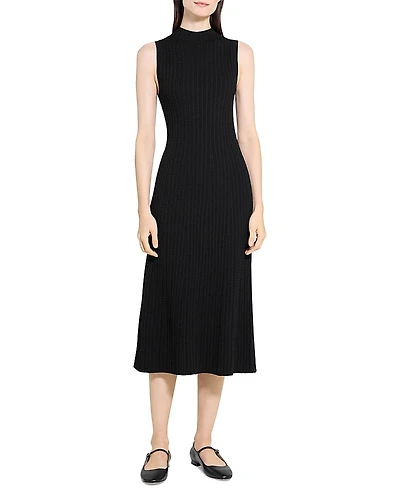 Theory Cable Rib Midi Dress