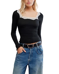Free People Oh My Darling Ribbed Top