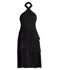 Darla Fringe Halter Dress