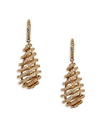 Nadri Pisa Open Pave Drop Earrings, 1.6L