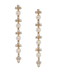 Nadri Venus Long Linear Drop Earrings, 2.9L