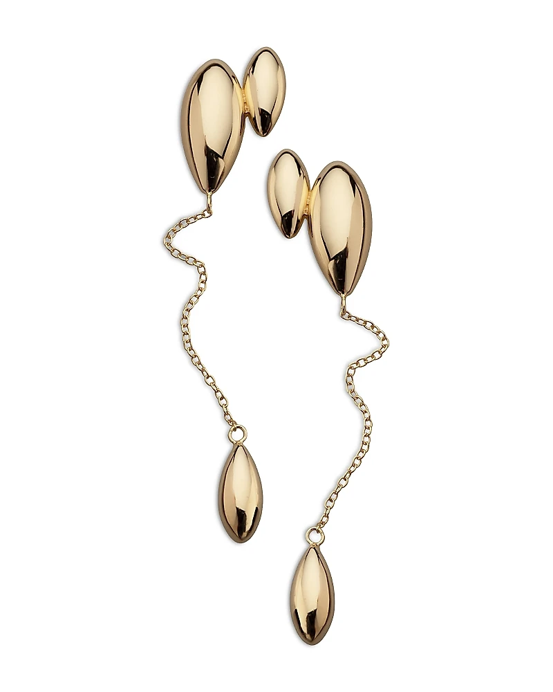 Jennifer Zeuner Jerome Chain Linear Drop Earrings