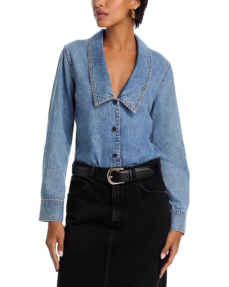 Frame The Low Collar Shirt