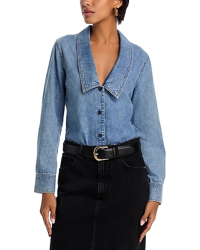 Frame The Low Collar Shirt