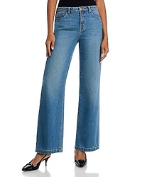 L'Agence Scottie High Rise Wide Leg Jeans