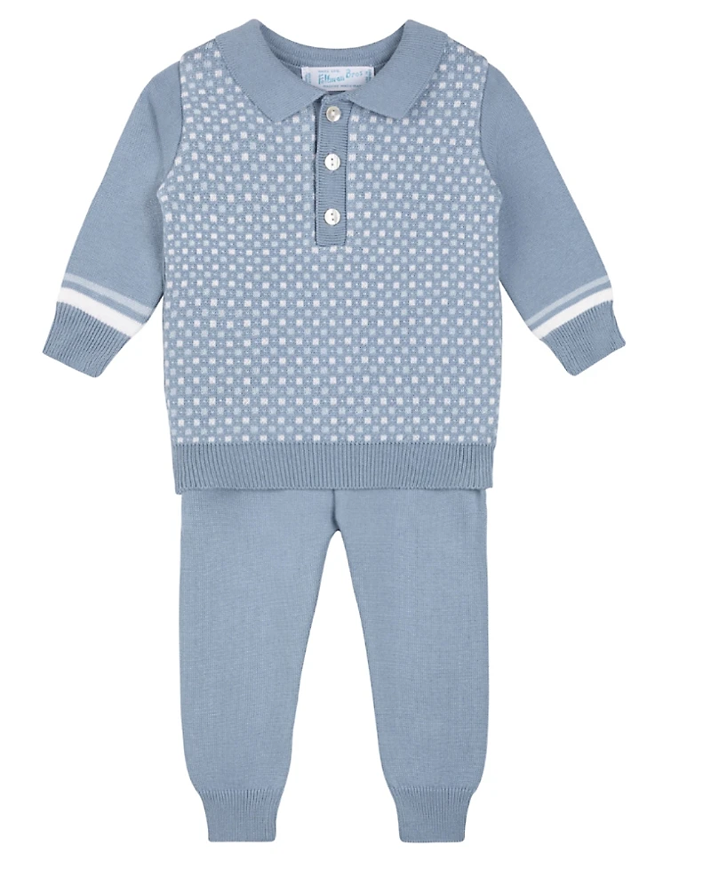 Feltman Brothers Boys' Geo Knit Polo Set - Baby, Little Kid