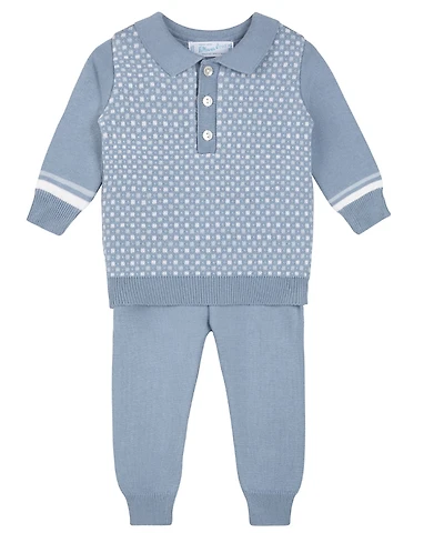 Feltman Brothers Boys' Geo Knit Polo Set - Baby, Little Kid