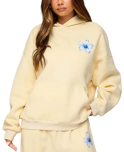 Edikted Tropical Bloom Hoodie