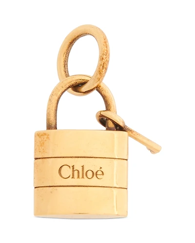 Chloe Alphabet Lock Bag Charm