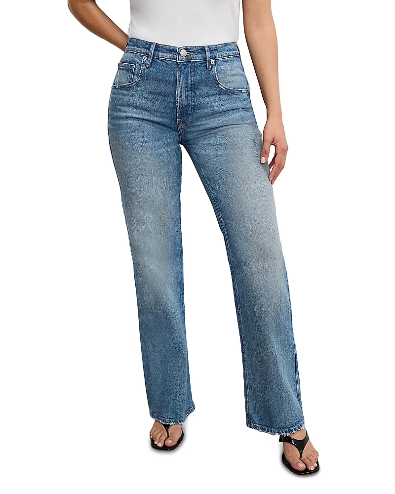 Good American Standard Petite Bootcut Jeans