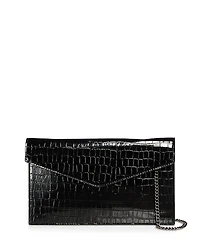 Aqua Envelope Clutch Crossbody