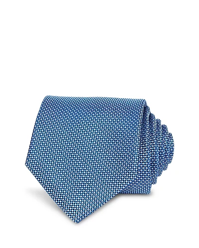 The Men's Store at Bloomingdale's Textured Print Silk Neck Tie - Exclusive